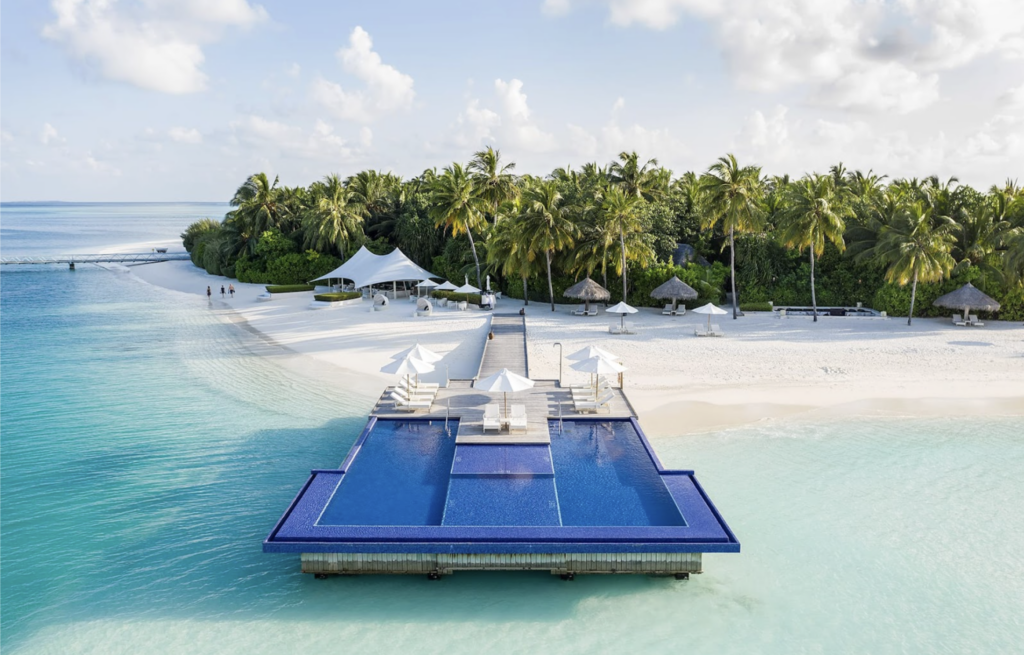 A snap of Conrad Maldives Rangali Island. Photo Credit: travelplusstyle.com via Google Images
